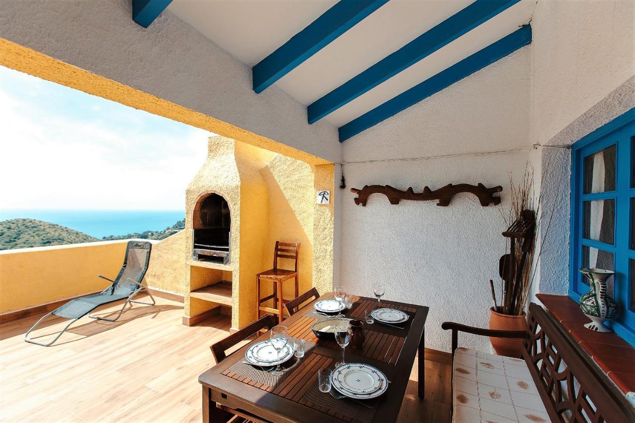 House With Terrace, Amazing Views And Private Shared Pool Vila Mojácar Exterior foto