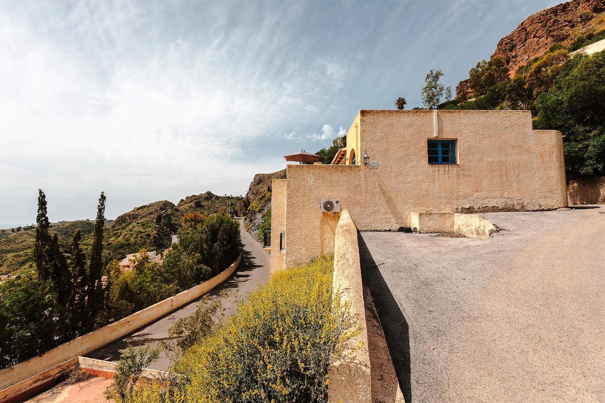 House With Terrace, Amazing Views And Private Shared Pool Vila Mojácar Exterior foto
